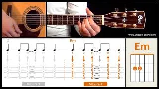 Miniature : Jouer Redemption song (Bob Marley) - Couplet. Tuto + Tab