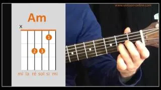 Miniature : Apprendre les accords de base (Cours guitare)