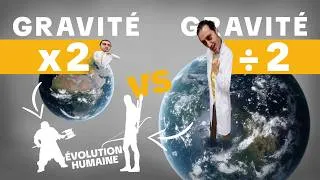 Miniature : Et si la gravité était 2x plus forte ou 2x plus faible ? (simulation et comparaison)