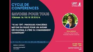 Miniature : Pratiques foncières Mā’ohi du passé pour un avenir décolonial à l’ère du changement climatique