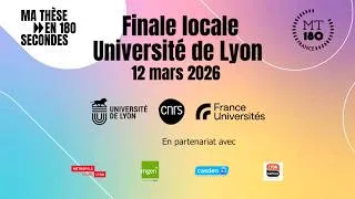 Miniature : MT180 2026 - Finale locale Université de Lyon