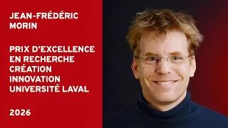 Miniature : Jean-Frédéric Morin, lauréat du prix Lumière– Contribution exceptionnelle en Société et culture 2026
