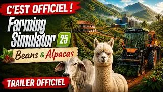 Miniature : C'EST OFFICIEL ! Beans & Alpacas est le prochain DLC de Farming Simulator 25 ! [TRAILER OFFICIEL]
