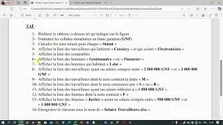 Miniature : Cours Excel : Filtre avancé/élaboré Part 2