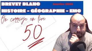 Miniature : Je CORRIGE le premier BREVET BLANC de l'année ! 🖊