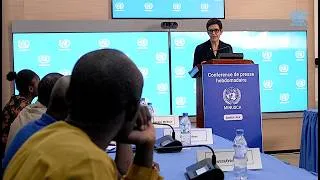 Miniature : Conférence de presse hebdomadaire de la MINUSCA