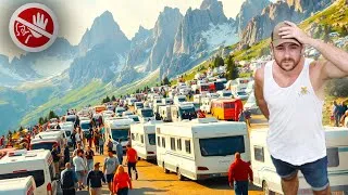 Miniature : Les DOLOMITES - Tourisme de MASSE et Vie en Camping-car (mais c'est magnifique quand même)