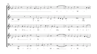 Miniature : Pierre de Manchicourt - Missa de Requiem