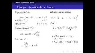 Miniature : Introduction aux EDP 18 - Utilisation de la transformée de Laplace