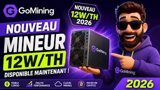 Miniature : GoMining Lance le Mineur Bitcoin 12W/TH : Révolution ou Simple Marketing ?