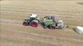 Miniature : Combiné presse enrubanneuse Fendt Rotana 160 V Combi - Campagne 2020 - Vidéo Up'Agri
