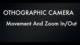Miniature : WORMS 01. Orthographic Camera. Movement and Zoom In/Out