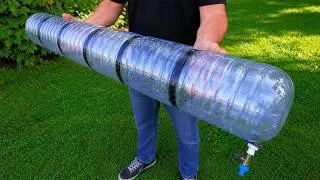 Miniature : Un bricolage génial avec 10 bouteilles en plastique !