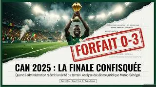 Miniature : Scandale CAN 2025 : La CAF retire la victoire du Sénégal !