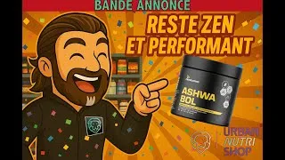 Miniature : AshwaBol KSM-66 : Boost, calme, récup — Découvre-le vendredi 18h #urbannutrishop #ashwagandha