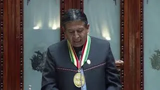 Miniature : DISCOURS D'INVESTITURE DU VICE PRESIDENT INDIGENE DE BOLIVIE DAVID CHOQUEHUANCA - VF