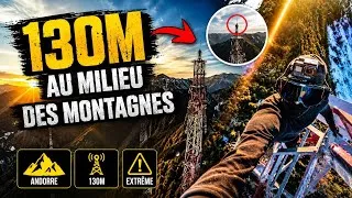 Miniature : ON GRIMPE UNE IMMENSE ANTENNE DE 130M PERDU AU MILLIEU DES MONTAGNES