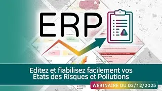 Miniature : [Webinaire] Editez et fiabilisez facilement vos Etats des Risques et Pollutions (03 décembre 2025)