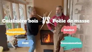 Miniature : #earthship Cuisinière Bois VS Poêle de Masse