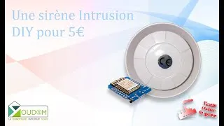 Miniature : Une sirène intrusion WIFI pour 5€ (Wemos + sirène) : c'est possible !