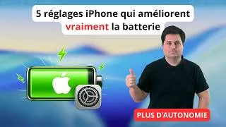Miniature : 5 réglages iPhone qui améliorent vraiment la batterie
