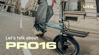 Miniature : Découvrez le nouveau vélo électrique pliant ultra compact : le PRO16