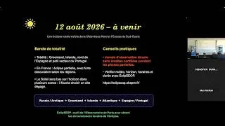 Miniature : L'éclipse solaire du 12 aout 2026, expliquée par Mustapha Meftah, astrophysicien