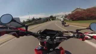 Miniature : Première vidéo avec ma 125 - Montage - Direction Bourg les Valence en motos - Avec Robin
