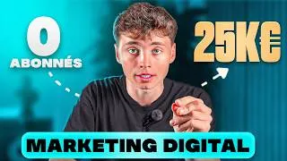Miniature : J’ai Essayé le Marketing Digital avec 0 Abonnés (25k€ générés)