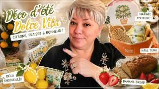 Miniature : VLOG #272: Ma déco d'été🍋, banabread,Haul TEMU,matinée couture