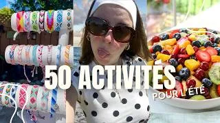 Miniature : 50 idées de choses à faire cet été !