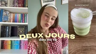 Miniature : DEUX JOURS POUR SE MOTIVER ! vlog productivité
