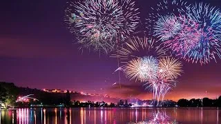 Miniature : Feu d'artifice Dijon Lac kir 14 juillet 2023