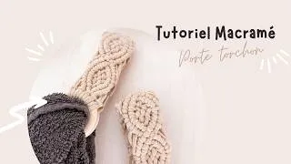 Miniature : Tuto débutant macramé - Porte torchon pour la cuisine