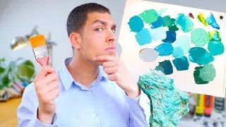 Miniature : Comment obtenir la couleur turquoise en peinture ? #ParlonsCouleurs