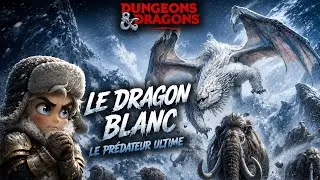 Miniature :     Le Dragon Blanc : Le Prédateur Ultime de Donjons & Dragons ❄️🐉 ⭐ #lore #dnd #dragon 