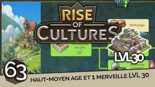 Miniature : Haut moyen âge et merveille level 30 | Let's play Rise of Cultures - Episode 63