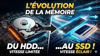 Miniature : Evolution de la mémoire HDD vers SSD - Cours Informatique