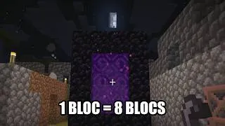 Miniature : Le Piège des Portails du Nether : 1 Bloc = 8 Blocs #Minecraft
