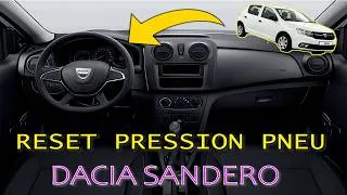 Miniature : RESET Pression Pneus Dacia Sandero ou Stepway - Éteindre le voyant TPMS