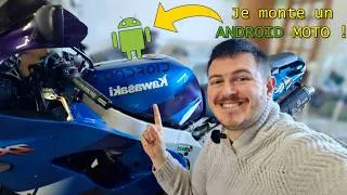 Miniature : J'installe un ANDROID sur ma moto (KAWASAKI ZX-9R) 😱😏 