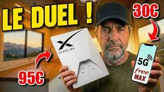 Miniature : Vanlife : forfait Free MAX vs Starlink : le duel ! (V2 avec le son)