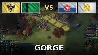 Miniature : VanDerDorf & Jeando vs Chuckfrancis & LeZouave — Partie 1 : Gorge | Tournoi Aliens 2v2