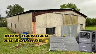 Miniature : J'alimente mon hangar grâce au soleil ☀️