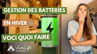 Miniature : Gestion des batteries en hiver, conseils vanlife