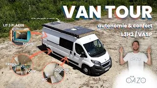 Miniature : VAN TOUR | Fourgon aménagé 100% DIY | Boxer L3H2 VASP | vanoazo.com 🚐✨