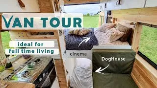 Miniature : VAN TOUR | the Vanlife with the comfort of camping car, with a doghouse and a washing machine!