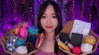Miniature : ASMR 1H ☁️ Un trigger toutes les 3min (20 triggers)🌙 NO TALKING