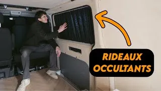 Miniature : Des rideaux occultants dans mon van aménagé VW T6 - rideaux blackout Kiravans