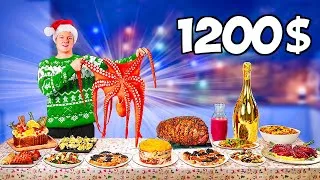 Miniature : LA TABLE DE NOËL LA PLUS CHÈRE À $1200 | PIEUVRE GÉANTE, ŒUFS D’OURSIN, CRABES, HOMARDS